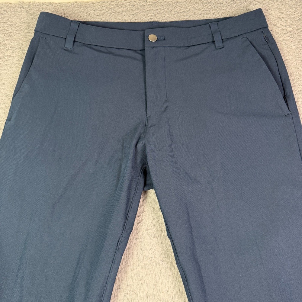 Lululemon ABC Classic Fit Warpstreme Pants 34x31 Navy Performance Chino M5986S